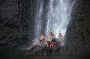 Waterfall fun: Waterfalls in Tahiti, pretty cold
